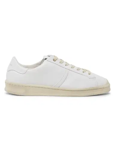 Jil Sander Men's Leather Low-Top Sneakers - Porcelian | Thumbnail 1 Jil Sander Men's Leather Low-Top Sneakers - Porcelian | Thumbnail 1