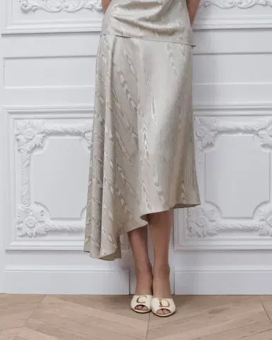 Dior Asymmetric Mid-Length Skirt | Thumbnail 4 Dior Asymmetric Mid-Length Skirt | Thumbnail 4