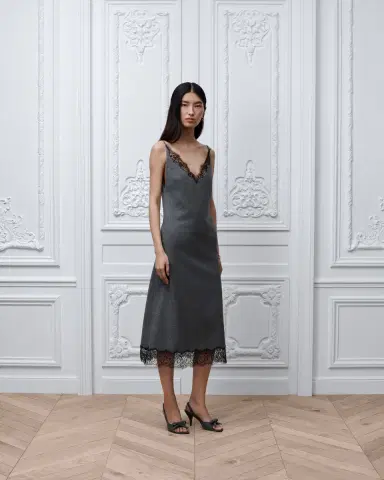 Dior Mid-Length Straight Dress | Thumbnail 3 Dior Mid-Length Straight Dress | Thumbnail 3