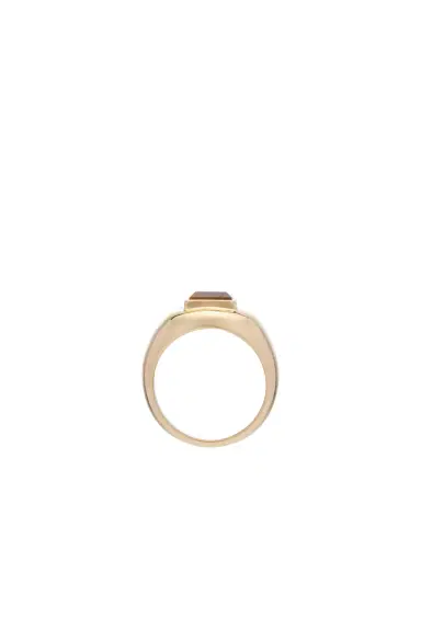 Gabriela Hearst Medium Ring in 18K Yellow Gold & Tiger's Eye Stone | Thumbnail 5 Gabriela Hearst Medium Ring in 18K Yellow Gold & Tiger's Eye Stone | Thumbnail 5