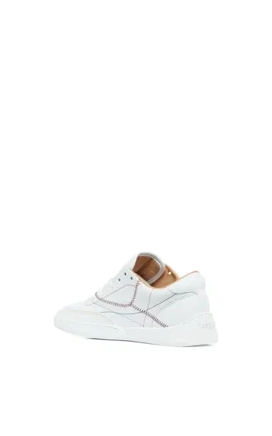 Gabriela Hearst Ohio Slip-on Sneaker in White Leather | Thumbnail 3 Gabriela Hearst Ohio Slip-on Sneaker in White Leather | Thumbnail 3