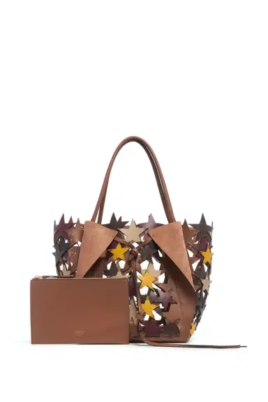Gabriela Hearst Marija Patchwork Stars Tote Bag in Multi Nappa Leather | Thumbnail 4 Gabriela Hearst Marija Patchwork Stars Tote Bag in Multi Nappa Leather | Thumbnail 4
