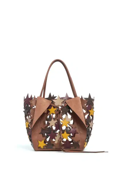 Gabriela Hearst Marija Patchwork Stars Tote Bag in Multi Nappa Leather | Thumbnail 1 Gabriela Hearst Marija Patchwork Stars Tote Bag in Multi Nappa Leather | Thumbnail 1