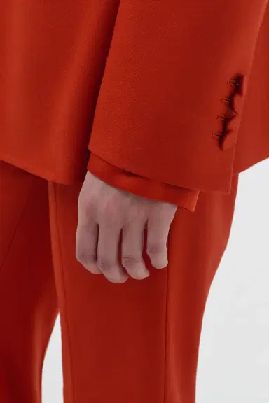 Gabriela Hearst Mairi Blazer in Antelope Orange Wool Cashmere Flannel | Thumbnail 7 Gabriela Hearst Mairi Blazer in Antelope Orange Wool Cashmere Flannel | Thumbnail 7