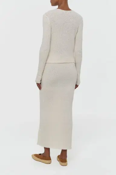 Gabriela Hearst Praedics Knit Sweater in Off White Mulberry Silk | Thumbnail 4 Gabriela Hearst Praedics Knit Sweater in Off White Mulberry Silk | Thumbnail 4