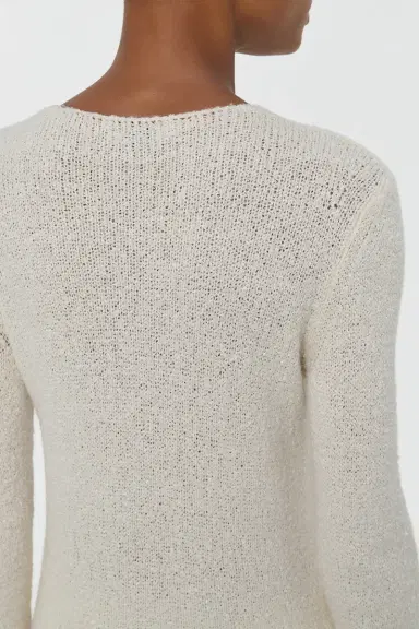 Gabriela Hearst Praedics Knit Sweater in Off White Mulberry Silk | Thumbnail 6 Gabriela Hearst Praedics Knit Sweater in Off White Mulberry Silk | Thumbnail 6