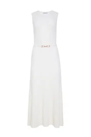 GABRIELA HEARST Meier Knit Midi Dress in Merino Wool Cashmere | Thumbnail 1 GABRIELA HEARST Meier Knit Midi Dress in Merino Wool Cashmere | Thumbnail 1