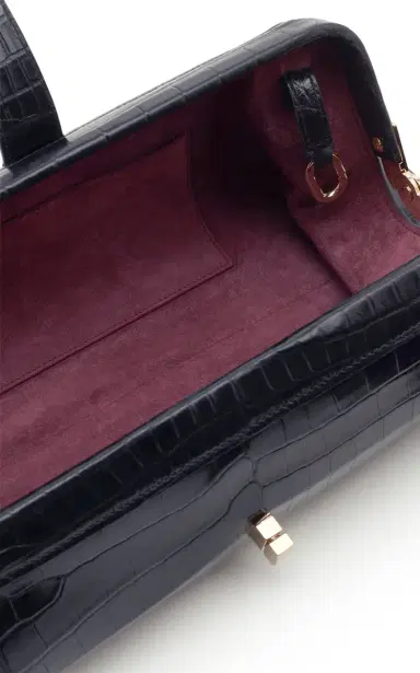 Gabriela Hearst Paola Clutch in Black Crocodile Leather | Thumbnail 5 Gabriela Hearst Paola Clutch in Black Crocodile Leather | Thumbnail 5