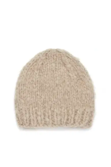 Gabriela Hearst Pacino Knit Hat in Oatmeal Welfat Cashmere | Thumbnail 1 Gabriela Hearst Pacino Knit Hat in Oatmeal Welfat Cashmere | Thumbnail 1