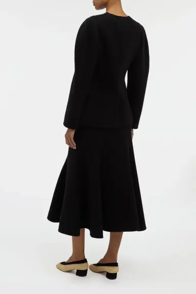 Gabriela Hearst Daelan Jacket in Black Double-face Recycled Cashmere | Thumbnail 4 Gabriela Hearst Daelan Jacket in Black Double-face Recycled Cashmere | Thumbnail 4