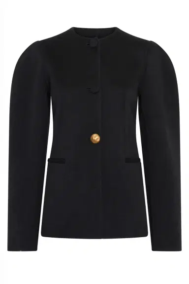Gabriela Hearst Daelan Jacket in Black Double-face Recycled Cashmere | Thumbnail 1 Gabriela Hearst Daelan Jacket in Black Double-face Recycled Cashmere | Thumbnail 1