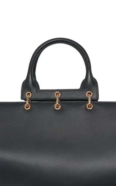 Gabriela Hearst Large Amethyst Tote Bag in Black Nappa Leather | Thumbnail 4 Gabriela Hearst Large Amethyst Tote Bag in Black Nappa Leather | Thumbnail 4