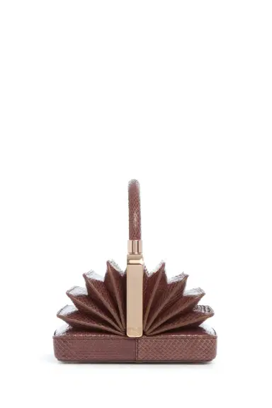 Gabriela Hearst Diana Bag in Chocolate Snakeskin | Thumbnail 3 Gabriela Hearst Diana Bag in Chocolate Snakeskin | Thumbnail 3