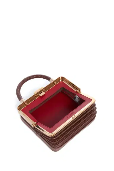 Gabriela Hearst Diana Bag in Chocolate Snakeskin | Thumbnail 5 Gabriela Hearst Diana Bag in Chocolate Snakeskin | Thumbnail 5