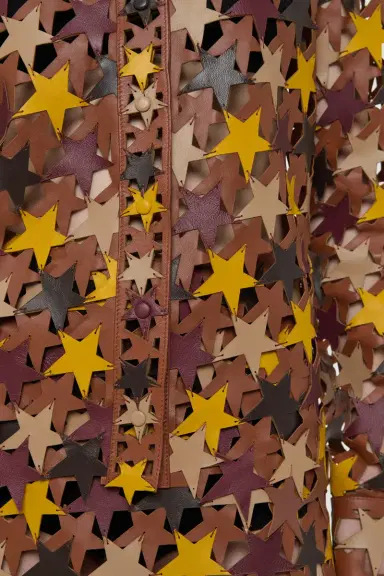 Gabriela Hearst Aluma Patchwork Stars Shirt in Mutli Nappa Leather | Thumbnail 8 Gabriela Hearst Aluma Patchwork Stars Shirt in Mutli Nappa Leather | Thumbnail 8