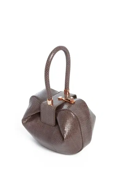 Gabriela Hearst Nina Bag in Charcoal Snakeskin | Thumbnail 3 Gabriela Hearst Nina Bag in Charcoal Snakeskin | Thumbnail 3