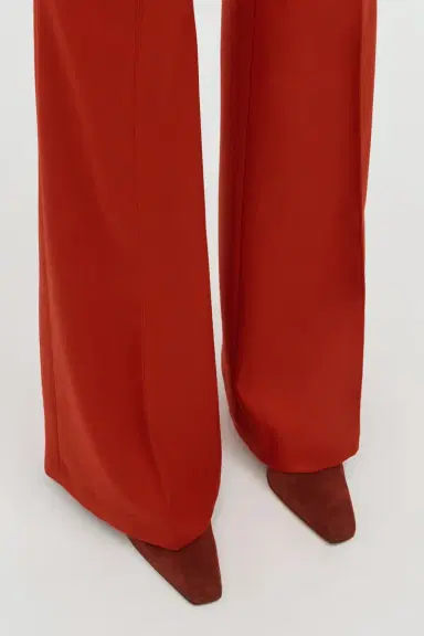Gabriela Hearst Rhein Flare Pant in Antelope Orange Wool Cashmere Flannel | Thumbnail 7 Gabriela Hearst Rhein Flare Pant in Antelope Orange Wool Cashmere Flannel | Thumbnail 7
