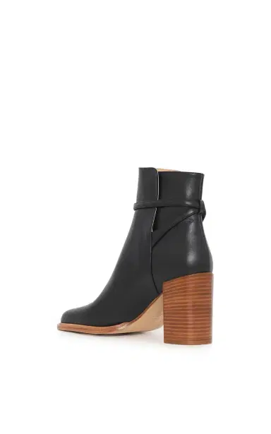 Gabriela Hearst Nina Clasp Ankle Boot in Black Leather | Thumbnail 3 Gabriela Hearst Nina Clasp Ankle Boot in Black Leather | Thumbnail 3
