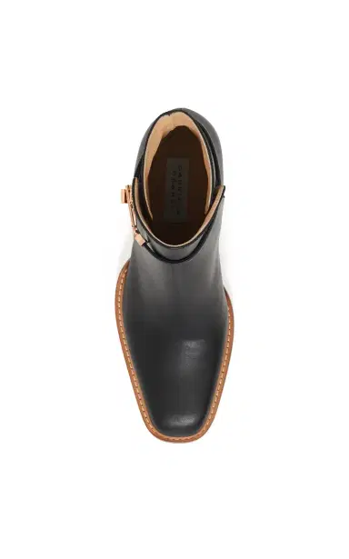 Gabriela Hearst Nina Clasp Ankle Boot in Black Leather | Thumbnail 4 Gabriela Hearst Nina Clasp Ankle Boot in Black Leather | Thumbnail 4