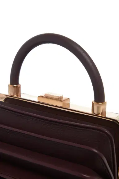 GABRIELA HEARST Diana Bag in Bordeaux Nappa Leather | Thumbnail 4 GABRIELA HEARST Diana Bag in Bordeaux Nappa Leather | Thumbnail 4