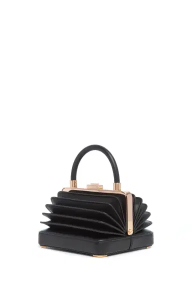 Gabriela Hearst Small Diana Bag in Black Nappa Leather | Thumbnail 1 Gabriela Hearst Small Diana Bag in Black Nappa Leather | Thumbnail 1