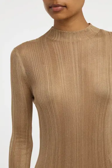Gabriela Hearst Atira Knit Maxi Dress in Camel Silk | Thumbnail 7 Gabriela Hearst Atira Knit Maxi Dress in Camel Silk | Thumbnail 7