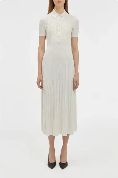 Gabriela Hearst Amor Knit Midi Dress in Cashmere Silk | Thumbnail 2 Gabriela Hearst Amor Knit Midi Dress in Cashmere Silk | Thumbnail 2