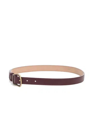 GABRIELA HEARST Small Simone Belt in Bordeaux Textured Leather | Thumbnail 2 GABRIELA HEARST Small Simone Belt in Bordeaux Textured Leather | Thumbnail 2