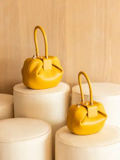 GABRIELA HEARST Nina Bag in Yellow Nappa Leather | Thumbnail 5 GABRIELA HEARST Nina Bag in Yellow Nappa Leather | Thumbnail 5