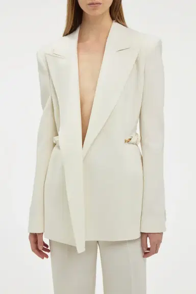 Gabriela Hearst Epona Chain Blazer in Recycled Virgin Wool | Thumbnail 5 Gabriela Hearst Epona Chain Blazer in Recycled Virgin Wool | Thumbnail 5