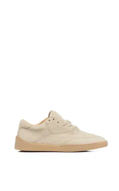 Gabriela Hearst Ohio Slip-on Sneaker in Sand Nubuck | Thumbnail 1 Gabriela Hearst Ohio Slip-on Sneaker in Sand Nubuck | Thumbnail 1