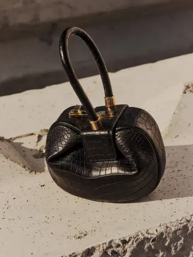GABRIELA HEARST Demi Bag in Black Crocodile Leather | Thumbnail 5 GABRIELA HEARST Demi Bag in Black Crocodile Leather | Thumbnail 5