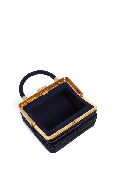 Gabriela Hearst Diana Bag in Navy Suede | Thumbnail 4 Gabriela Hearst Diana Bag in Navy Suede | Thumbnail 4