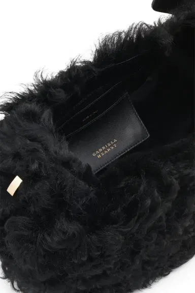 Gabriela Hearst Nina Bag in Black Shearling | Thumbnail 5 Gabriela Hearst Nina Bag in Black Shearling | Thumbnail 5