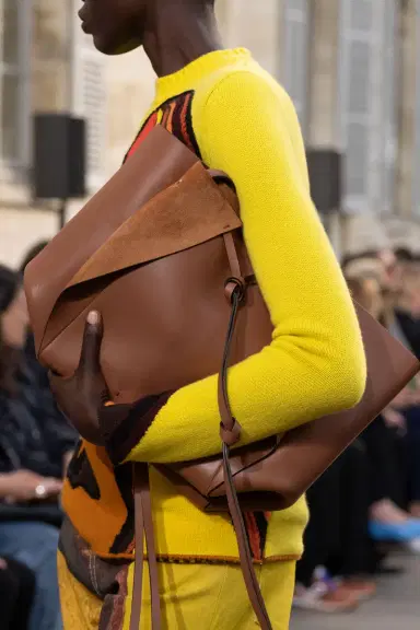 Gabriela Hearst Marija Tote Bag in Cognac Nappa Leather | Thumbnail 2 Gabriela Hearst Marija Tote Bag in Cognac Nappa Leather | Thumbnail 2