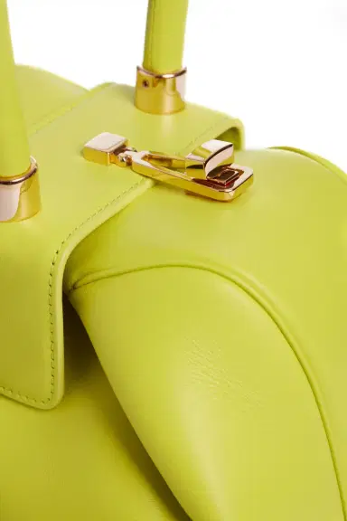 Gabriela Hearst Nina Bag in Lime Adamite Nappa Leather | Thumbnail 5 Gabriela Hearst Nina Bag in Lime Adamite Nappa Leather | Thumbnail 5