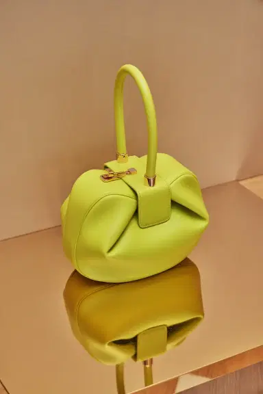 Gabriela Hearst Nina Bag in Lime Adamite Nappa Leather | Thumbnail 6 Gabriela Hearst Nina Bag in Lime Adamite Nappa Leather | Thumbnail 6