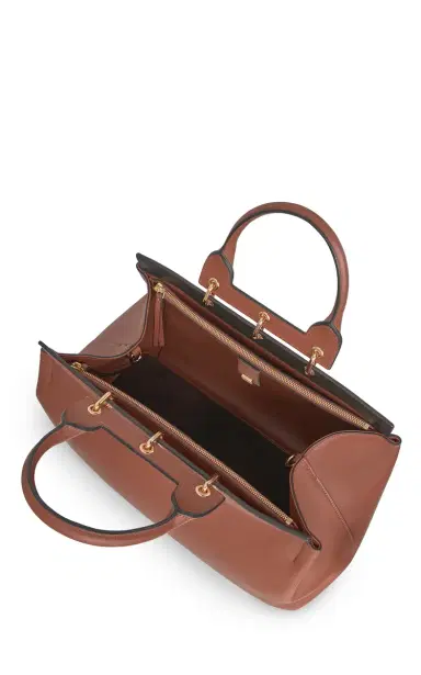 Gabriela Hearst Large Amethyst Tote Bag in Cognac Nappa Leather | Thumbnail 4 Gabriela Hearst Large Amethyst Tote Bag in Cognac Nappa Leather | Thumbnail 4