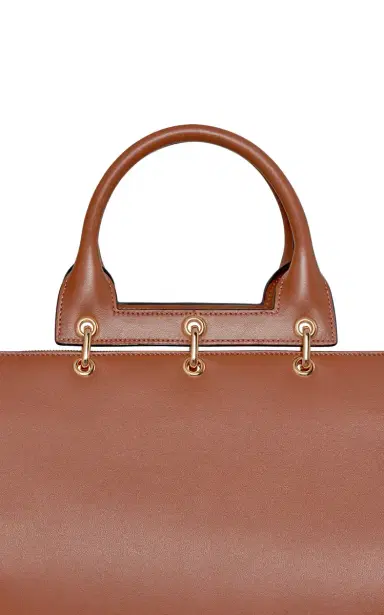Gabriela Hearst Large Amethyst Tote Bag in Cognac Nappa Leather | Thumbnail 5 Gabriela Hearst Large Amethyst Tote Bag in Cognac Nappa Leather | Thumbnail 5