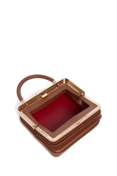 Gabriela Hearst Diana Bag in Cognac Nappa Leather | Thumbnail 4 Gabriela Hearst Diana Bag in Cognac Nappa Leather | Thumbnail 4