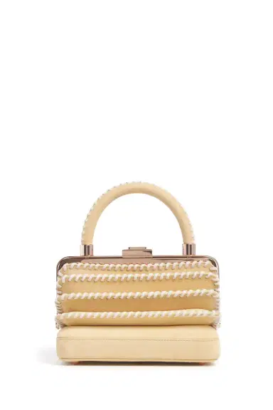 Gabriela Hearst Whipstitch Diana Bag in Nude Suede | Thumbnail 2 Gabriela Hearst Whipstitch Diana Bag in Nude Suede | Thumbnail 2