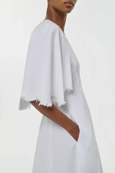 Gabriela Hearst Ansel Midi Dress in White Sea Island Cotton | Thumbnail 8 Gabriela Hearst Ansel Midi Dress in White Sea Island Cotton | Thumbnail 8