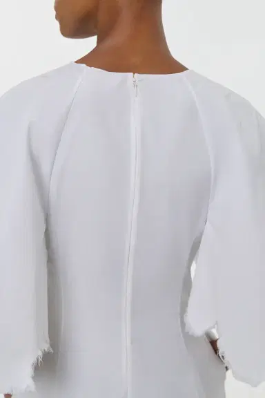 Gabriela Hearst Ansel Midi Dress in White Sea Island Cotton | Thumbnail 9 Gabriela Hearst Ansel Midi Dress in White Sea Island Cotton | Thumbnail 9
