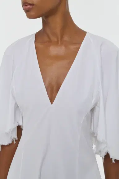 Gabriela Hearst Ansel Midi Dress in White Sea Island Cotton | Thumbnail 10 Gabriela Hearst Ansel Midi Dress in White Sea Island Cotton | Thumbnail 10