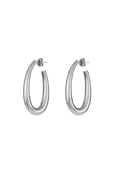 GABRIELA HEARST Large Drop Earrings in 18K White Gold | Thumbnail 2 GABRIELA HEARST Large Drop Earrings in 18K White Gold | Thumbnail 2