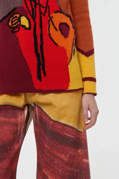 Gabriela Hearst Arcana Knit Sweater in Fire Multi Cashmere | Thumbnail 6 Gabriela Hearst Arcana Knit Sweater in Fire Multi Cashmere | Thumbnail 6