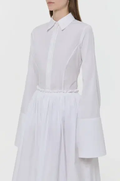 Gabriela Hearst Jataya Shirt in White Sea Island Cotton | Thumbnail 4 Gabriela Hearst Jataya Shirt in White Sea Island Cotton | Thumbnail 4