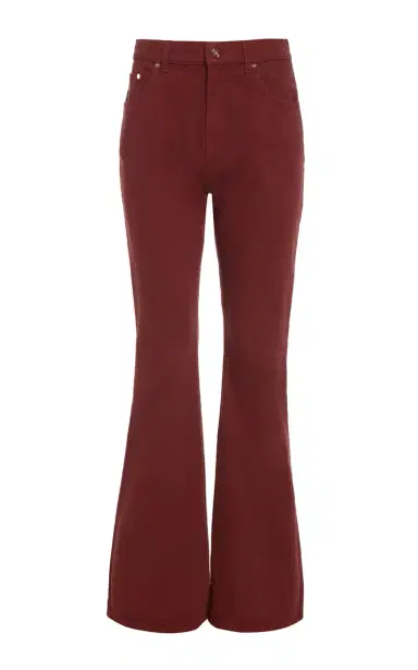 Gabriela Hearst Willa Bootcut Jean in Burnt Sienna Recycled Cotton Denim | Thumbnail 1 Gabriela Hearst Willa Bootcut Jean in Burnt Sienna Recycled Cotton Denim | Thumbnail 1