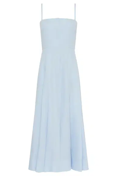 Gabriela Hearst Magritte Dress in Light Blue Aloe Linen | Thumbnail 1 Gabriela Hearst Magritte Dress in Light Blue Aloe Linen | Thumbnail 1