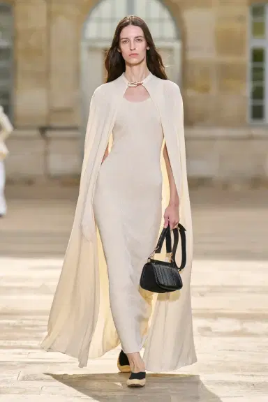 Gabriela Hearst Nyra Knit Maxi Dress in Off White Mulberry Silk | Thumbnail 2 Gabriela Hearst Nyra Knit Maxi Dress in Off White Mulberry Silk | Thumbnail 2